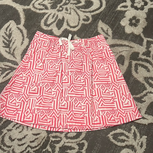 J crew skirt. Like new. Size 4. Has pockets. Lined. Elastic waist drawstring. - Picture 1 of 3